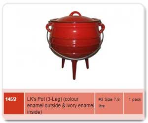 3Leg No3 Red Pot